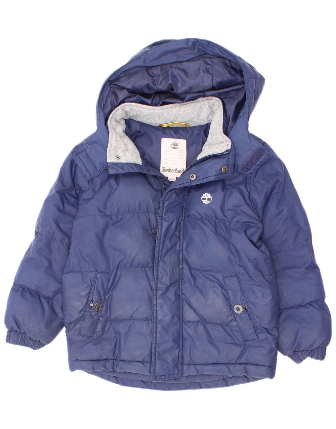Μπουφάν Timberland Boys Hooded Podded Jacket 4-5 Years Navy Blue Polyester