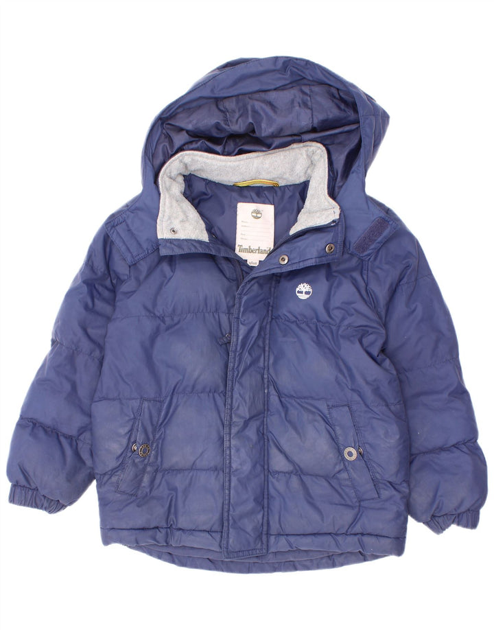 Μπουφάν Timberland Boys Hooded Podded Jacket 4-5 Years Navy Blue Polyester