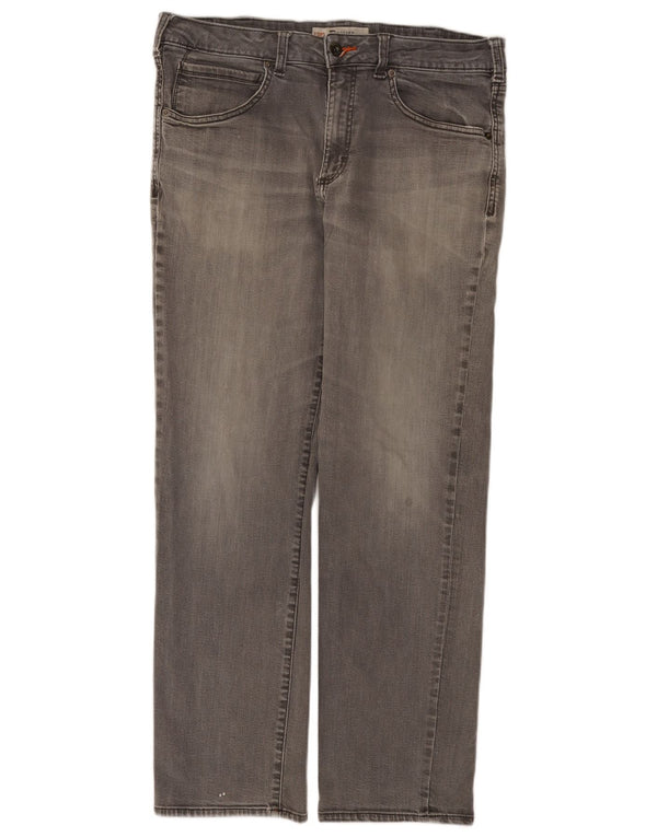 Lee Mens Modern Series Straight Jeans W36 L32 Γκρι βαμβακερό