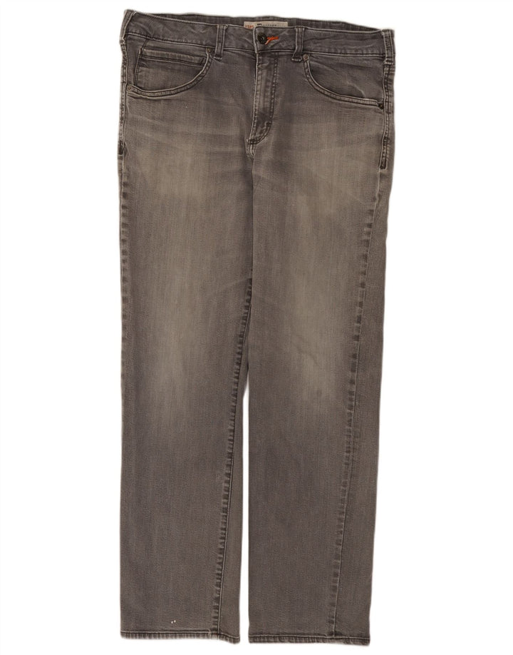 Lee Mens Modern Series Straight Jeans W36 L32 Γκρι βαμβακερό