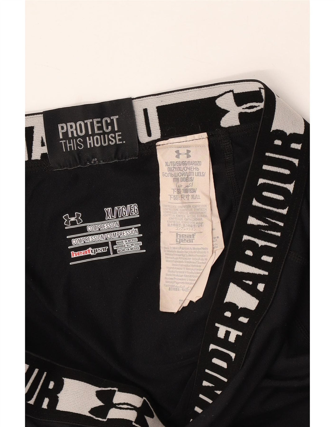 Γυναικεία γραφικά κολάν UNDER Armour Heat Gear UK 18 XL Black Colourblock