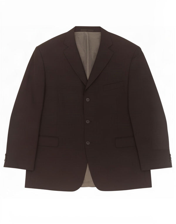 Marks & Spencer Ανδρικό μπουφάν blazer UK 48 2XL μαύρο πολυεστέρα