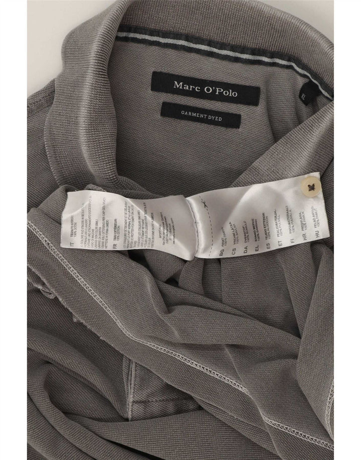 Ανδρικό μπλουζάκι πόλο Marc O'Polo XL Γκρι βαμβακερό