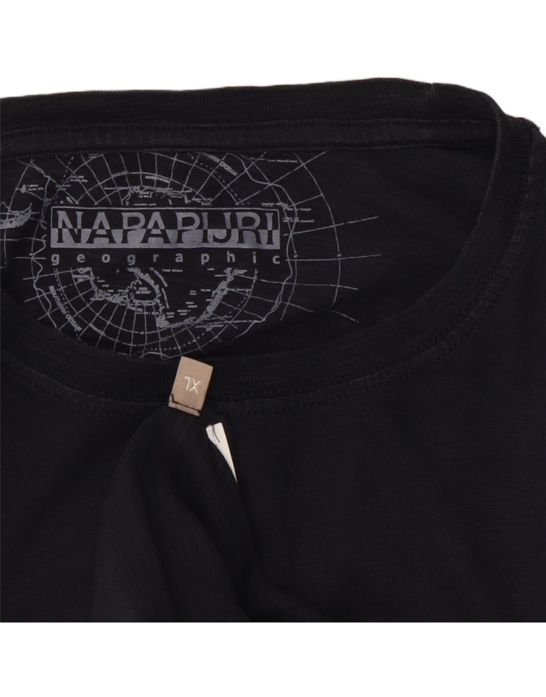 NAPAPIJRI Γεωγραφικό ανδρικό τοπ μακρυμάνικο XL Navy Blue