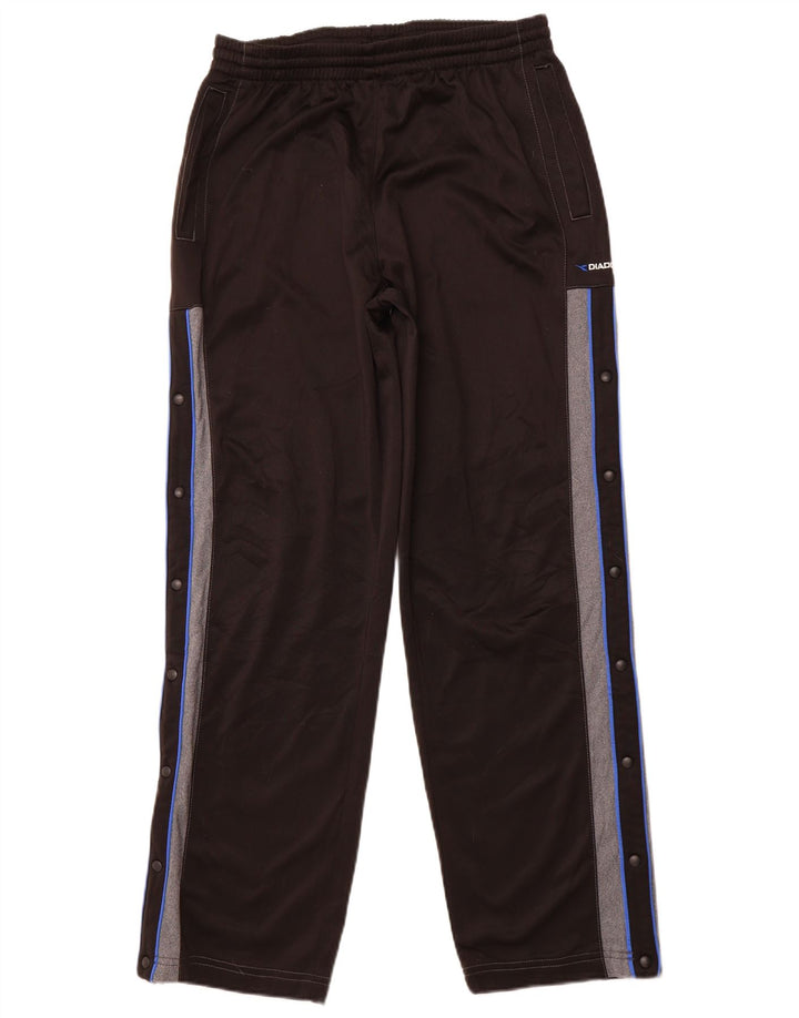 DIADORA Ανδρική φόρμα παντελόνι UK 40 Large Black Colorblock Πολυεστέρας