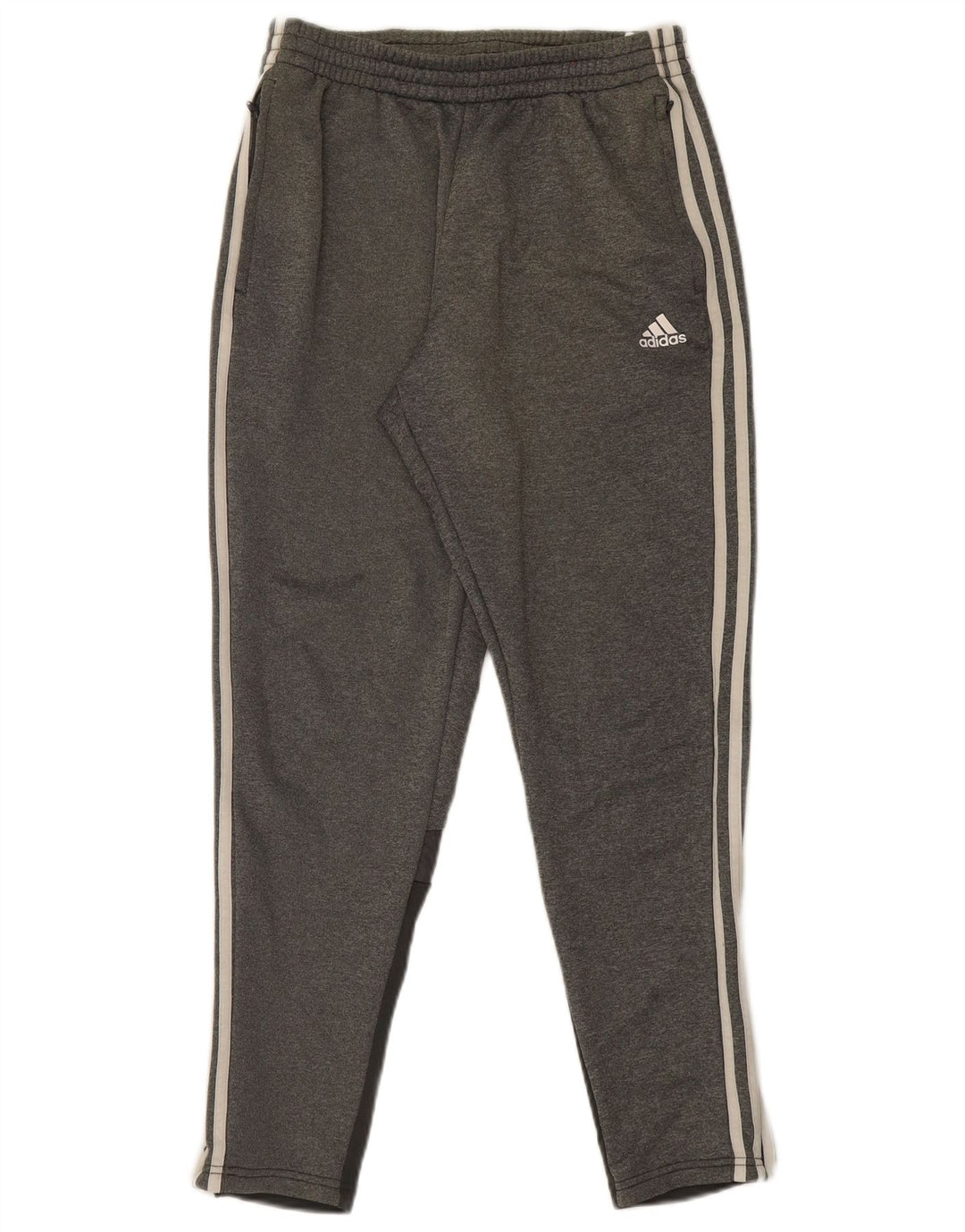 Ανδρική αθλητική φόρμα Adidas Παντελόνι από μεσαίο γκρι πολυεστέρα