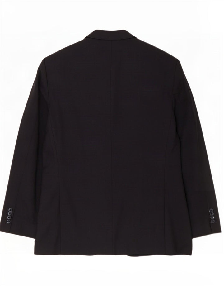 Marks & Spencer Ανδρικό σακάκι σακάκι με 2 κουμπιά UK 44 XL μαύρο μαλλί