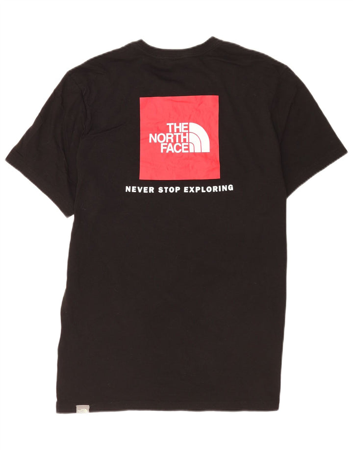 Ανδρικό γραφικό T-Shirt North Face Top Μεσαίο μαύρο βαμβακερό