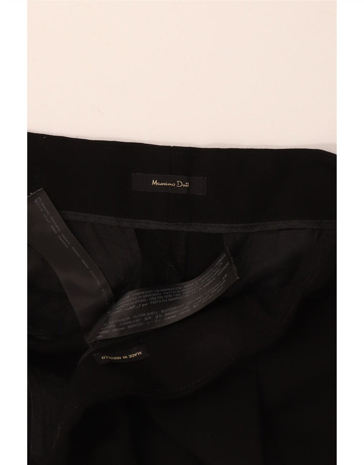 Massimo Dutti Γυναικείο Παντελόνι Bootcut W34 L32 Μαύρο βισκόζη