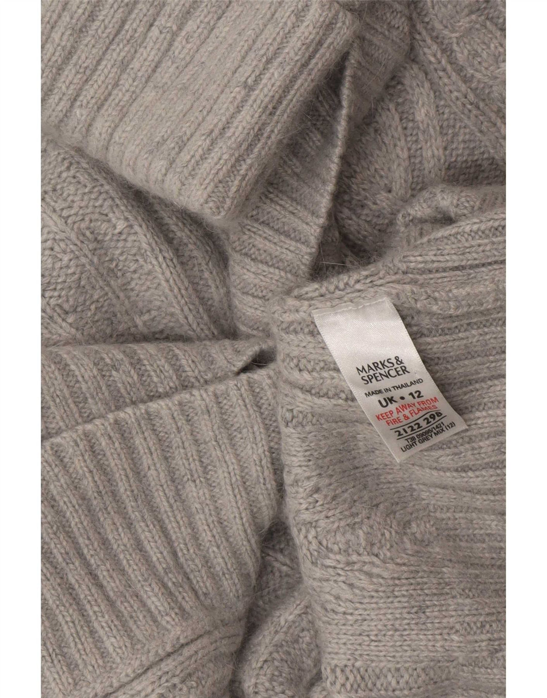Γυναικεία ζακέτα Marks & Spencer UK 12 Ακρυλικό μεσαίου γκρι