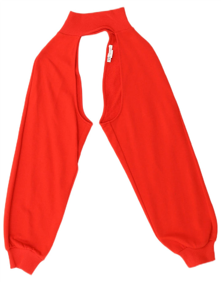 Zara Γυναικείο πουλόβερ με ζεστό μπράτσο UK 12 Medium Red