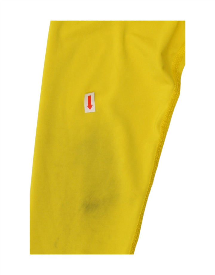 PUMA Womens Top Long Sleeve UK 14 Large Yellow Polyester Vintage Puma and Second-Hand Puma from Messina Hembry 