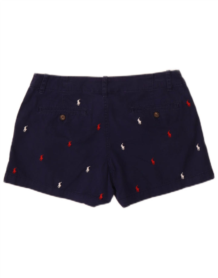 POLO RALPH LAUREN Γυναικείο σορτς Chino US 0 XS W30 Navy Blue Spotted