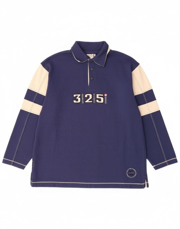 Lotto Boys Graphic Polo φούτερ με λαιμόκοψη Jumper 14-15 ετών 3XL Navy Blue