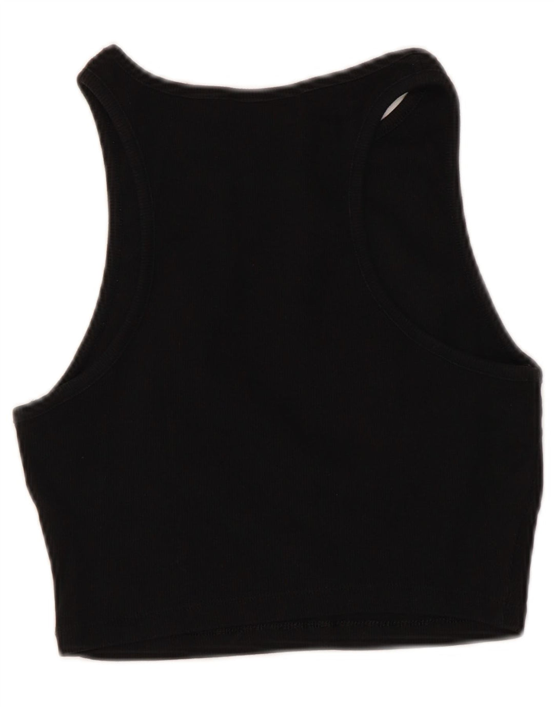 Zara Γυναικείο Crop Top UK 14 Large Black