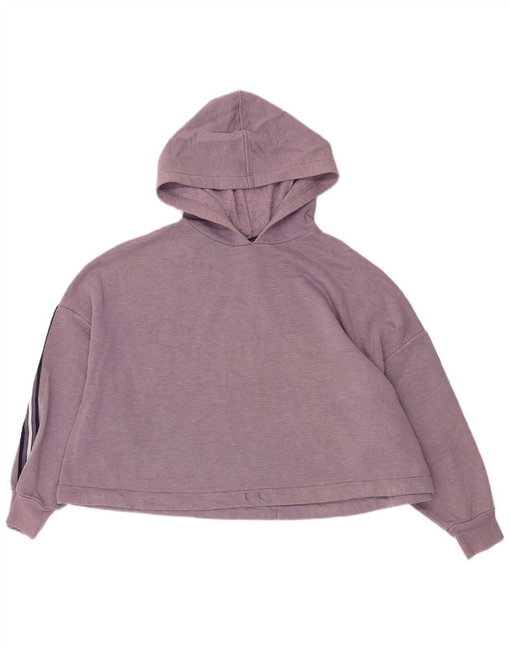 Marks & Spencer Γυναικείο Hoodie Jumper UK 16 Large Purple Polyester
