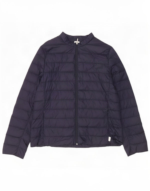 Max Mara Γυναικείο μπουφάν με επένδυση UK 16 Large Navy Blue Polyamide