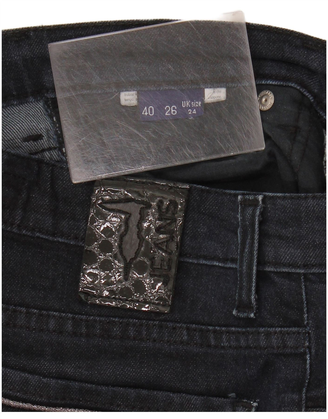 Γυναικείο τζιν Trussardi ίσιο W24 L28 Navy Blue