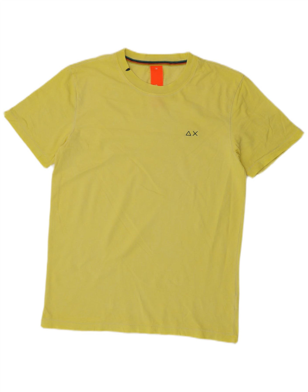 Ανδρικό T-Shirt Sun68 Top Μεσαίο κίτρινο βαμβακερό