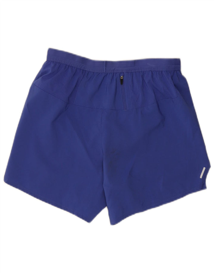 Γυναικείο αθλητικό σορτς NIKE Dri Fit UK 12 μεσαίου μπλε πολυεστέρα