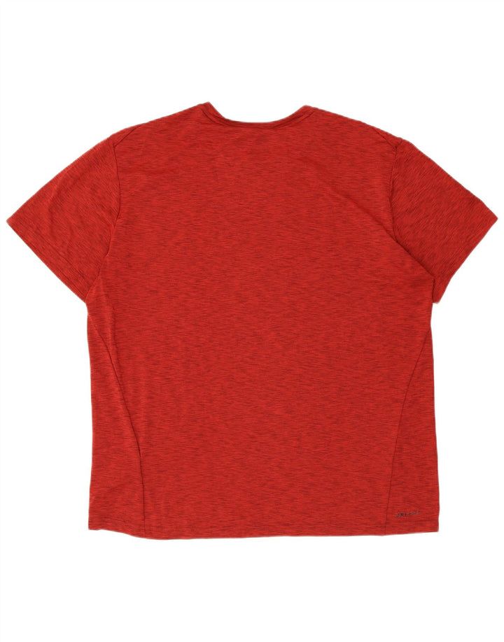 Ανδρικό T-Shirt Nike Dri Fit Top XL από πολυεστέρα με κόκκινες ίνες