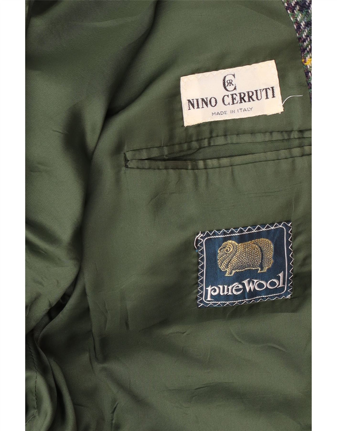 Cerruti 1881 Ανδρικό μπουφάν σακάκι με 2 κουμπιά UK 42 XL Πολύχρωμο μαλλί