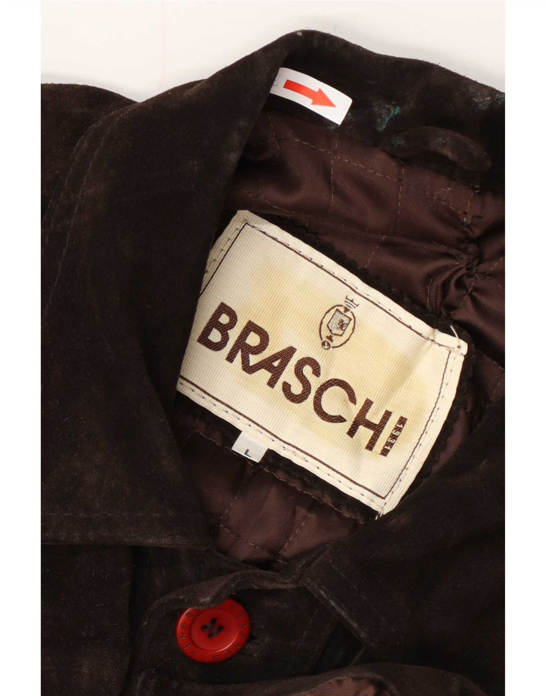 Braschi Ανδρικό Suede Jacket UK 40 Large Brown