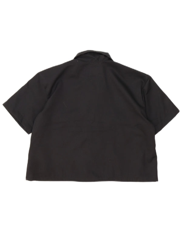 Dickies Γυναικείο πουκάμισο με κοντό μανίκι UK 10 μικρού μεγέθους, βαμβακερό