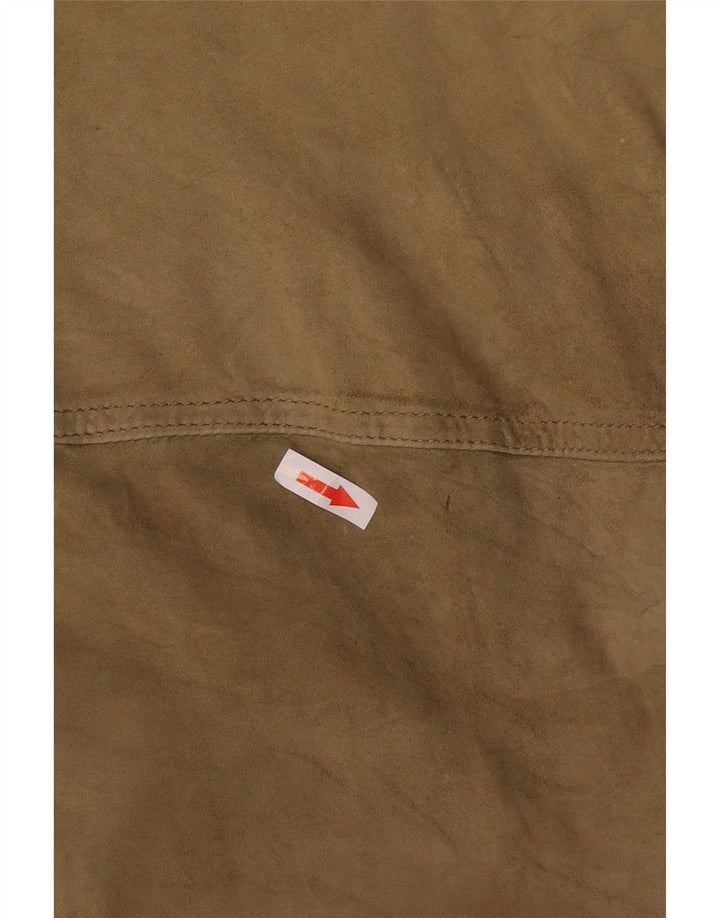 Ανδρικό Scout Suede Bomber Jacket UK 40 Large Green