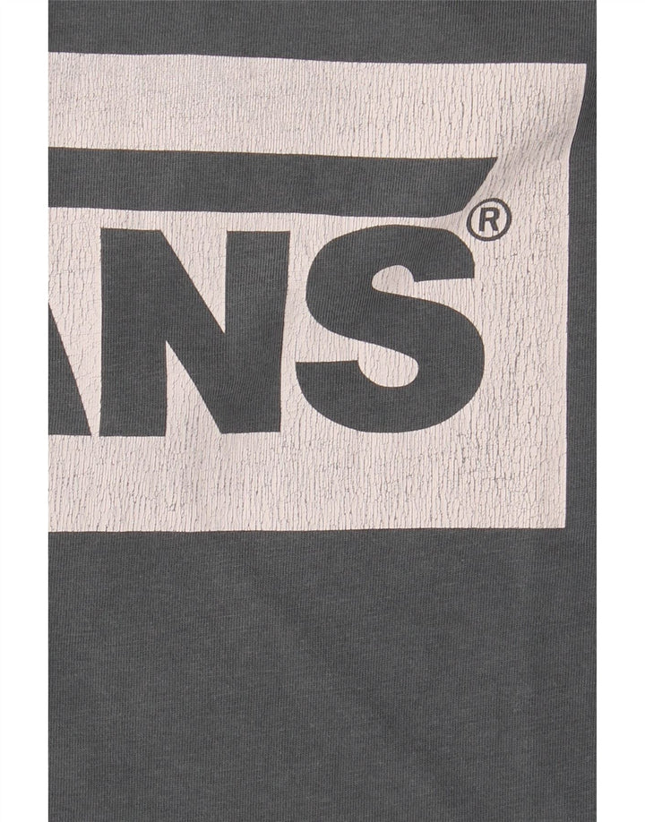 Ανδρικό αντρικό γραφικό μπλουζάκι Vans Top Large Grey