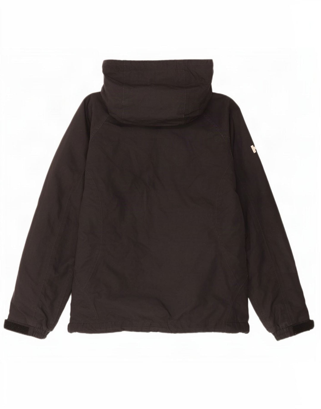 Helly Hansen γυναικείο μπουφάν με κουκούλα αντιανεμικό UK 10 μικρό μαύρο πολυεστέρα