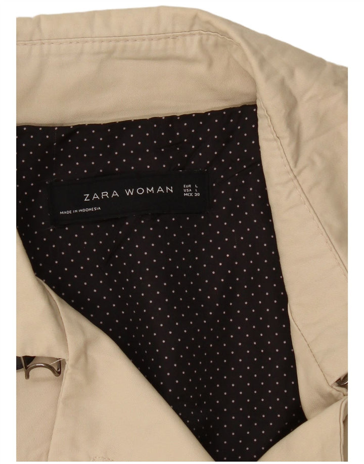 Zara Γυναικεία καμπαρντίνα UK 14 Large Beige