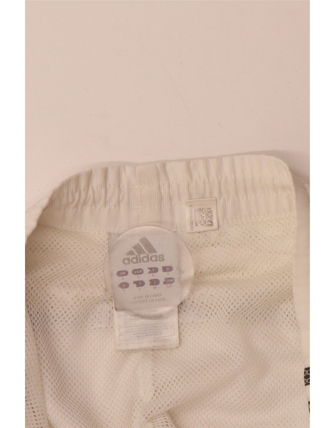 ADIDAS Mens Sport Shorts Small  White Colourblock Polyester