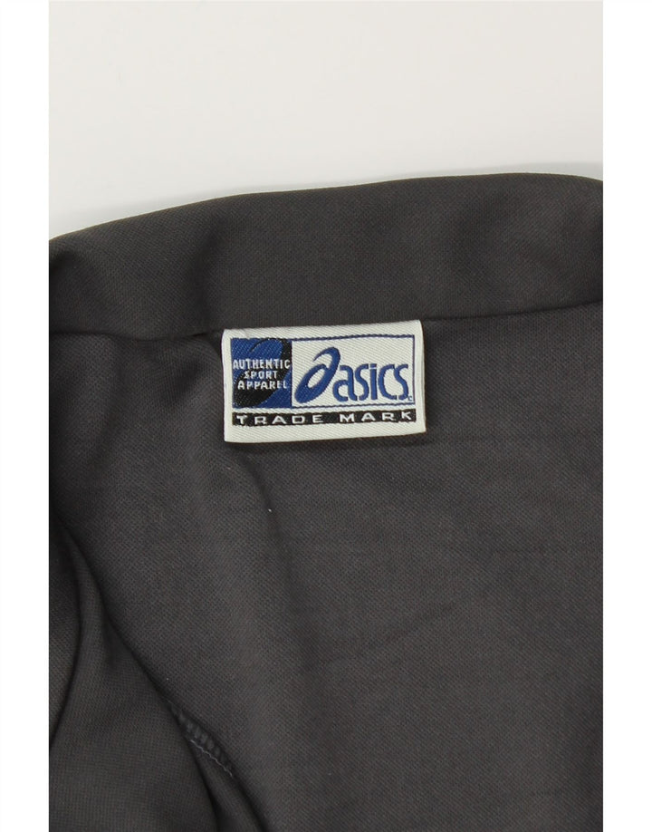 Ανδρική αθλητική φόρμα ASICS Top μπουφάν Μικρό γκρι Colorblock Πολυεστέρας