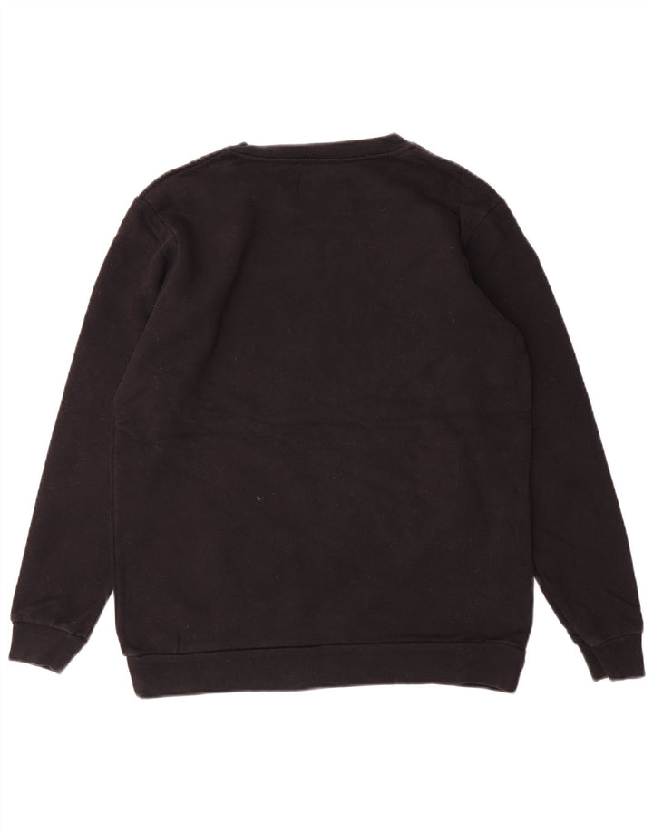 CALVIN KLEIN JEANS Ανδρικό γραφικό φούτερ πουκάμισο μικρό μαύρο βαμβακερό