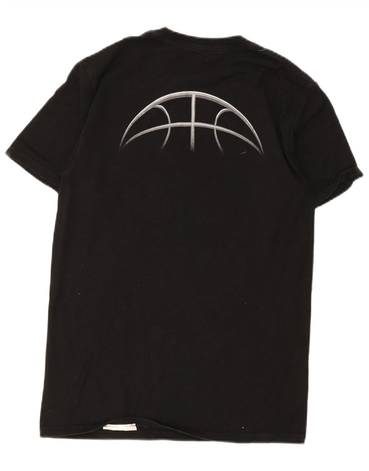 Champion Ανδρικό γραφικό T-Shirt Top Μικρό μαύρο βαμβακερό
