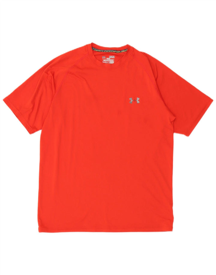 Ανδρικό μπλουζάκι Under Armour Heat Gear Top Μεσαίο Κόκκινο Πολυεστέρας