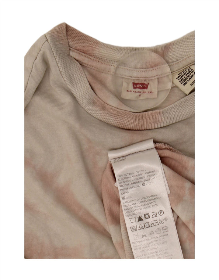 Ανδρικό T-Shirt Levi's Top Small Pink Tie Dye Cotton