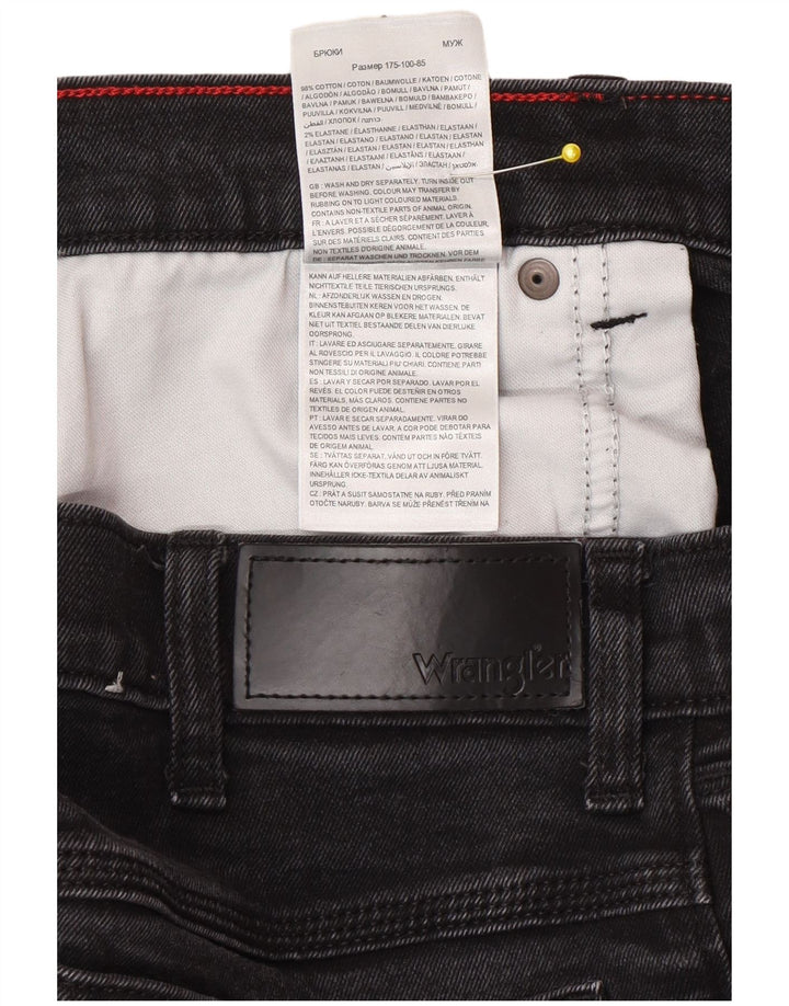 Ανδρικό τζιν Wrangler ίσιο W34 L32 Γκρι βαμβακερό