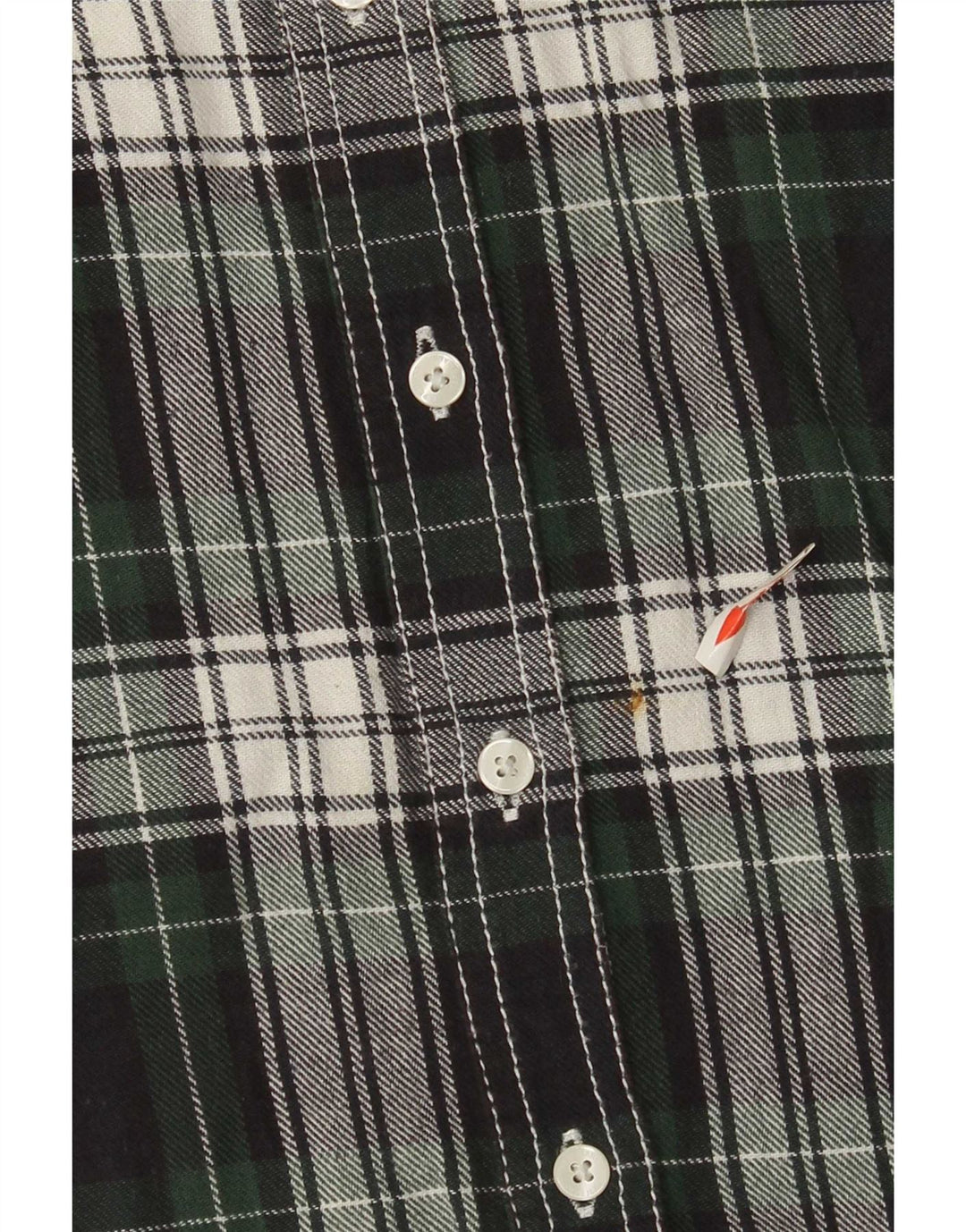 Πουκάμισο PEPE Jeans Γυναικείο Φανελένιο UK 14 Μεσαίο πράσινο βαμβακερό καρό