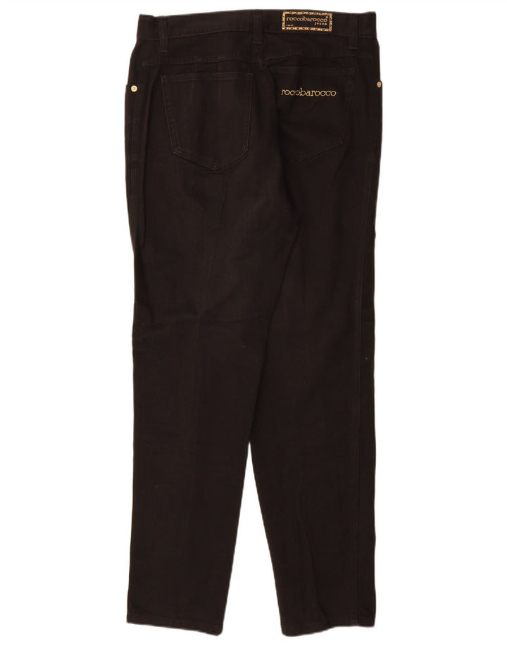 Roccobarocco Γυναικείο τζιν κωνικό EU 40 Medium W32 L30 Μαύρο