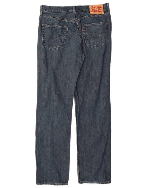 Levi's Mens 506 Straight Jeans W34 L34 Μπλε βαμβακερό