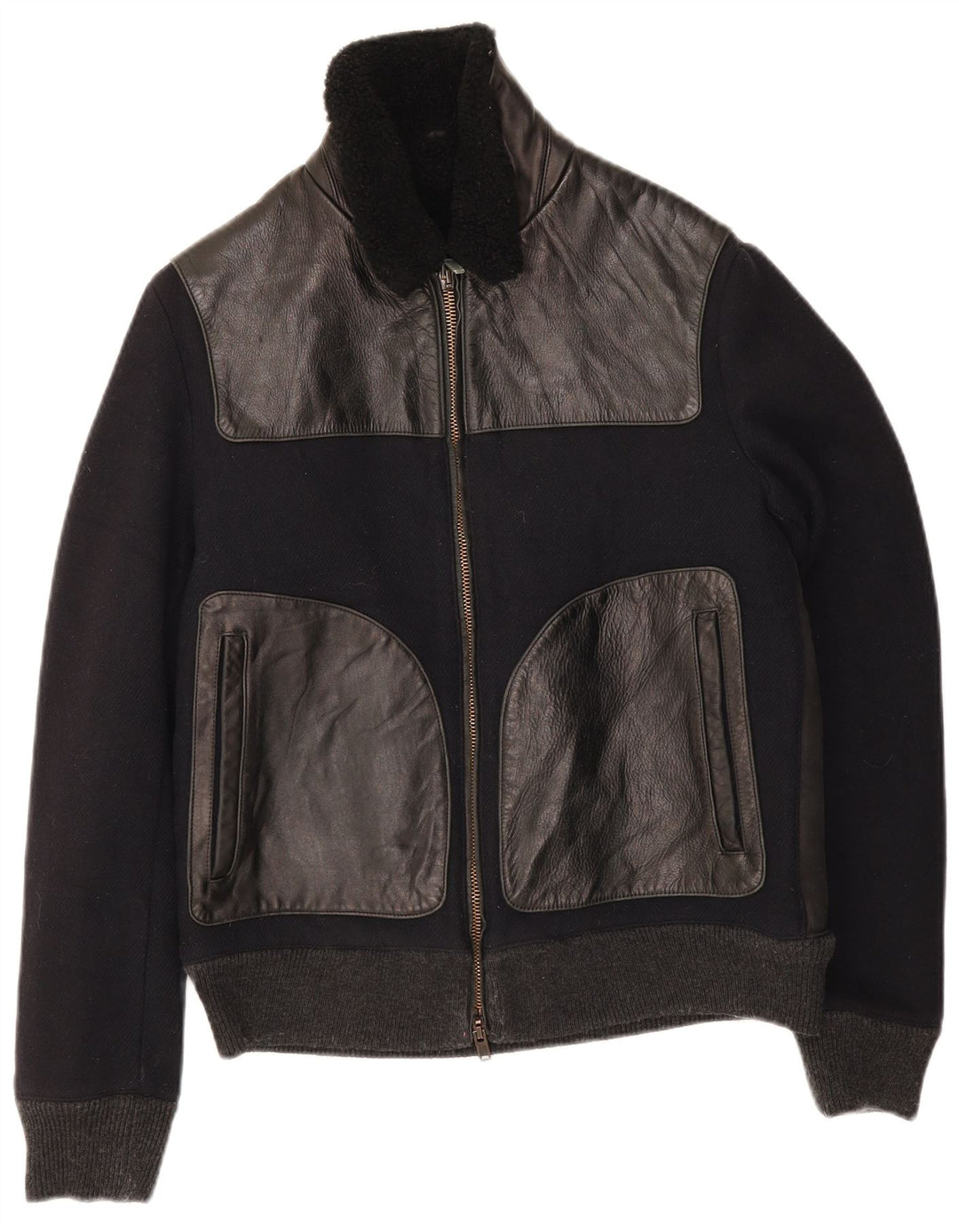 Ανδρικό μπουφάν Grifoni Bomber IT 48 Medium Black Colourblock