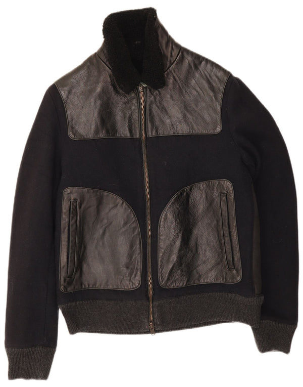 Ανδρικό μπουφάν Grifoni Bomber IT 48 Medium Black Colourblock