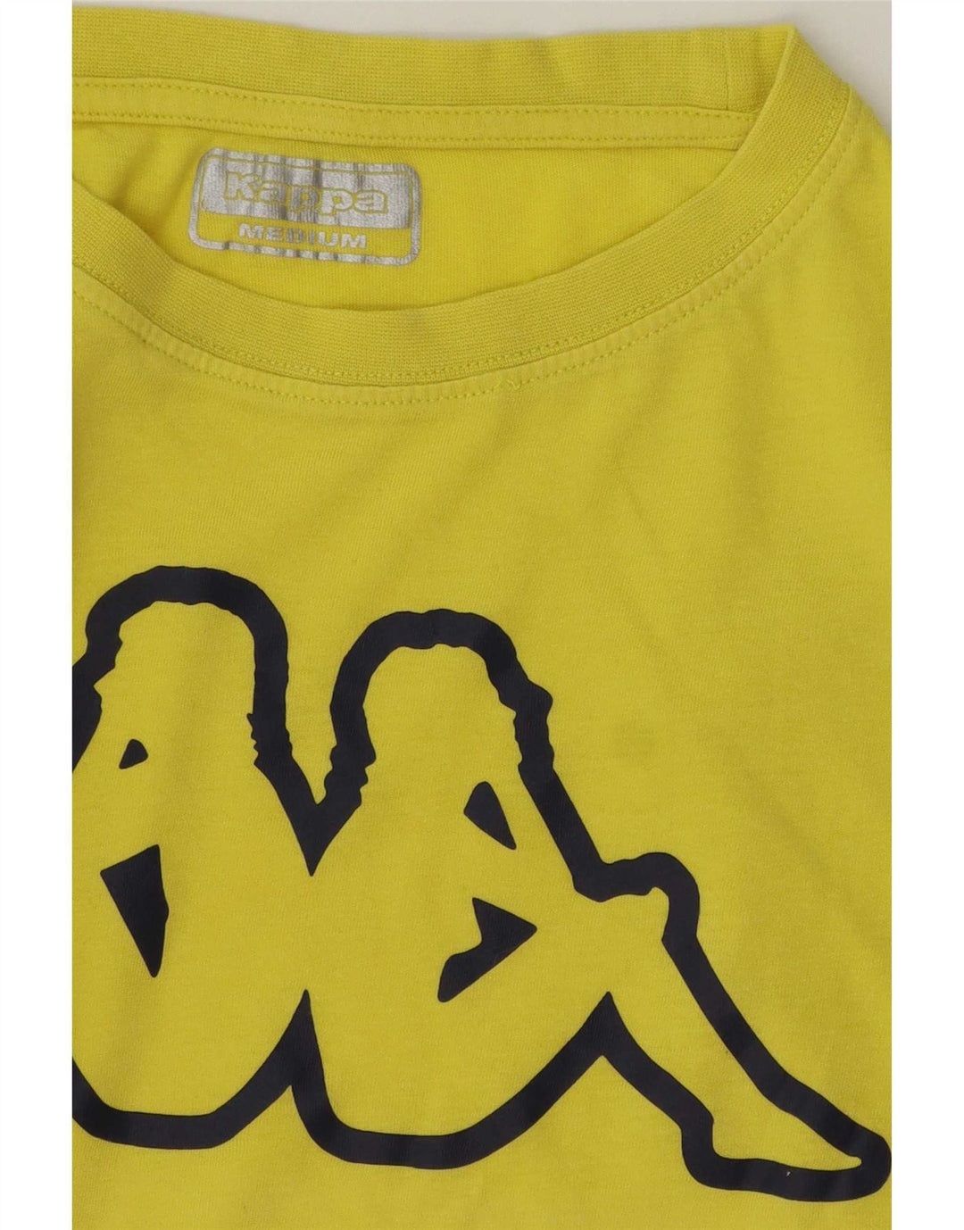 Ανδρικό γραφικό μπλουζάκι Kappa Top Medium Yellow