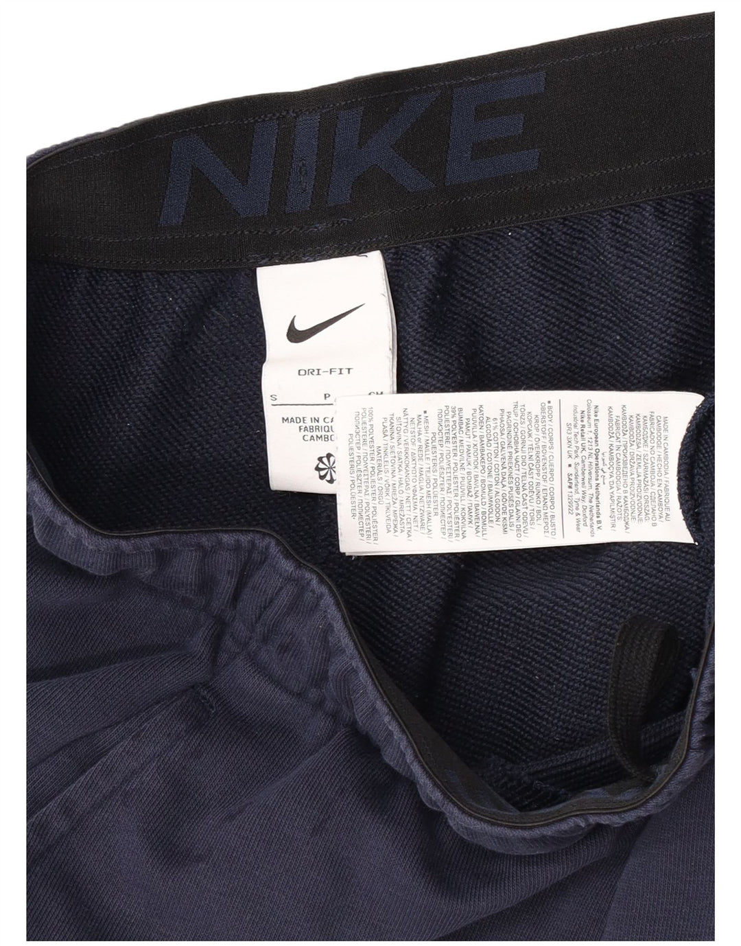 Ανδρικό αθλητικό σορτς Nike Dri Fit Μικρό μπλε ναυτικό βαμβακερό
