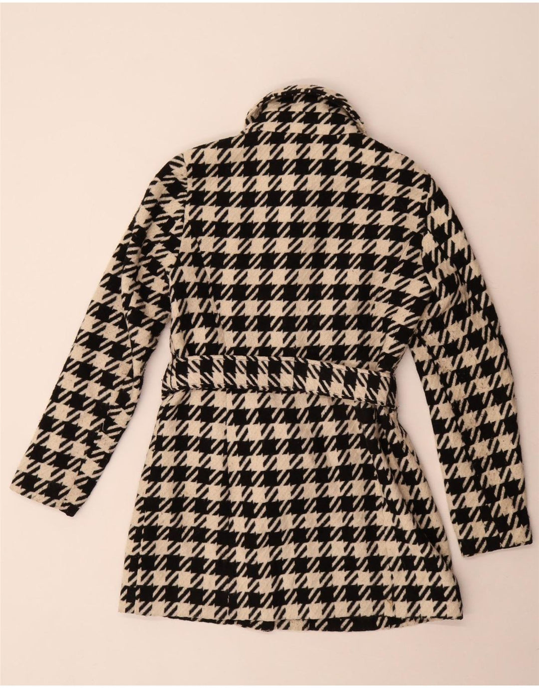 Guess Γυναικείο Πανωφόρι UK 10 Small Black Houndstooth Πολυεστέρας