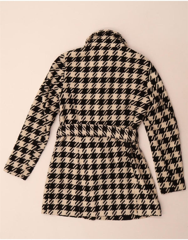 Guess Γυναικείο Πανωφόρι UK 10 Small Black Houndstooth Πολυεστέρας