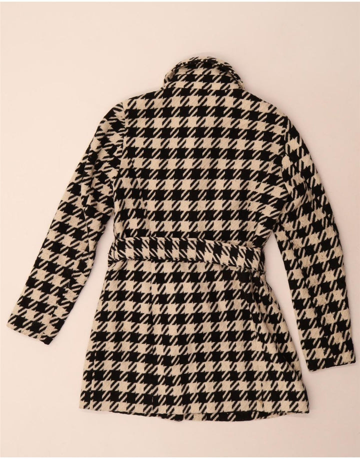 Guess Γυναικείο Πανωφόρι UK 10 Small Black Houndstooth Πολυεστέρας
