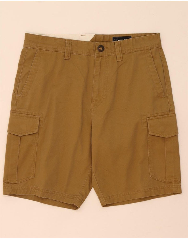 VOLCOM Mens Cargo Shorts W30 Medium  Brown Cotton Vintage Volcom and Second-Hand Volcom from Messina Hembry 